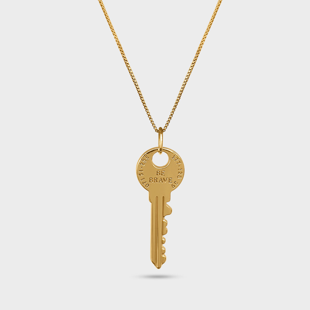 Be Brave Key Necklace