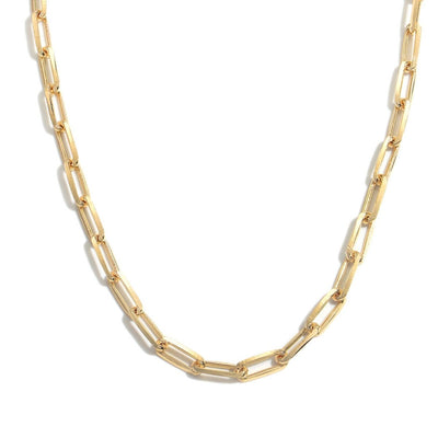 Caroline Paperclip Necklace - kinitajewelry