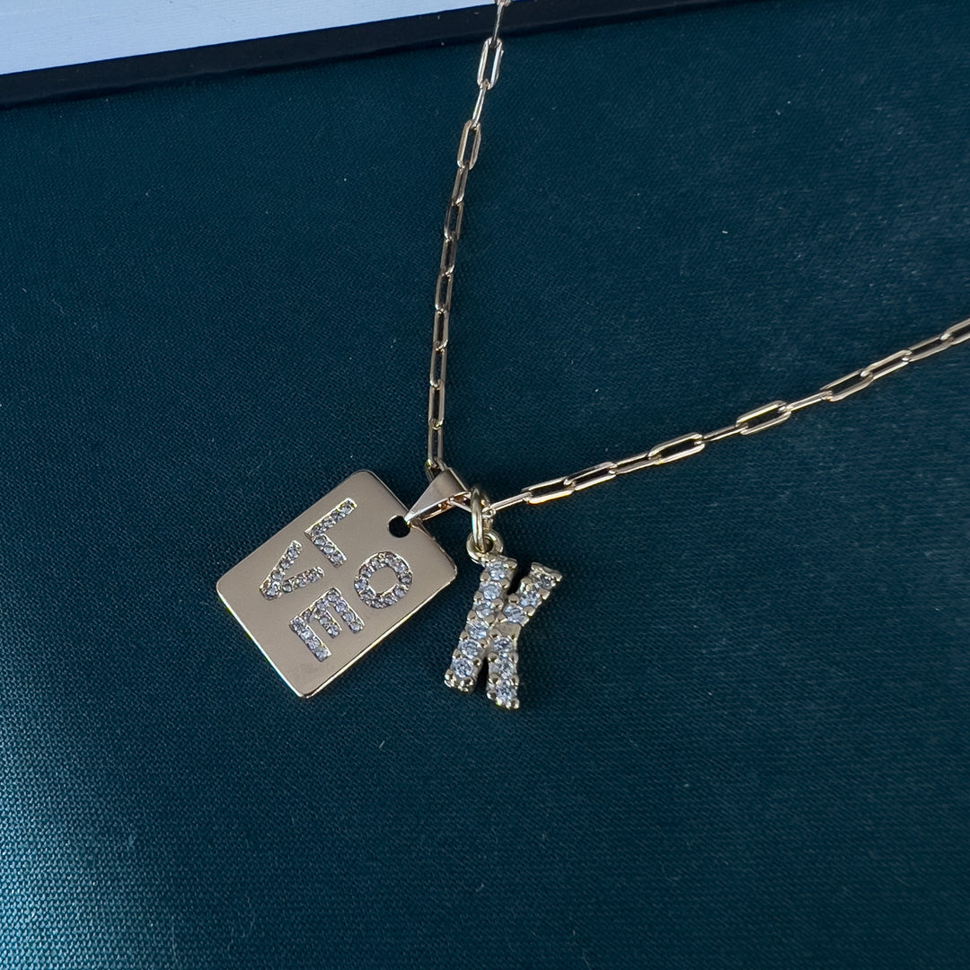 Ma Belle Initial Necklace