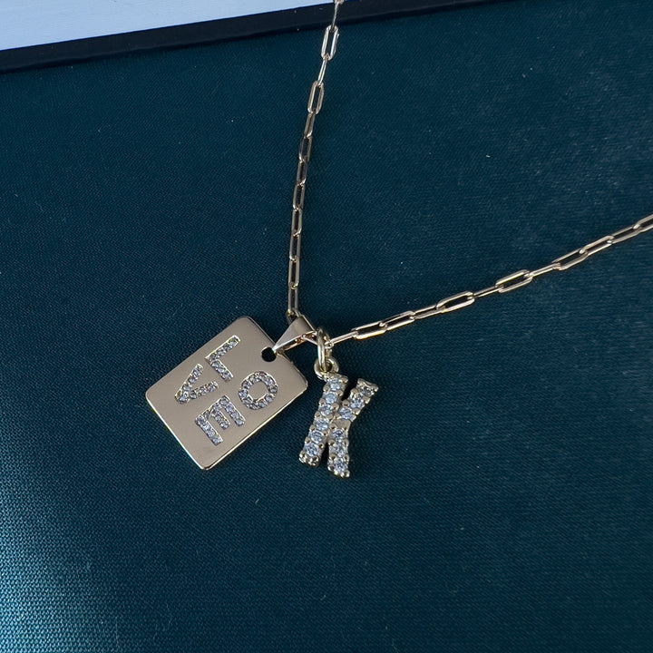 Ma Belle Initial Necklace