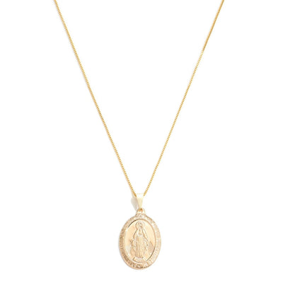 Virgin Mary Necklace - kinitajewelry
