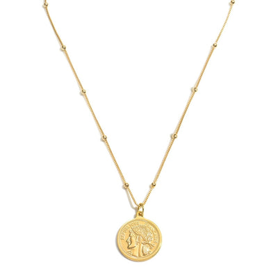 Aria Coin Necklace - kinitajewelry